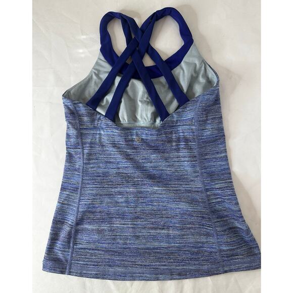 lululemon athletica Blue Strappy Tank Top - Picture 5 of 8